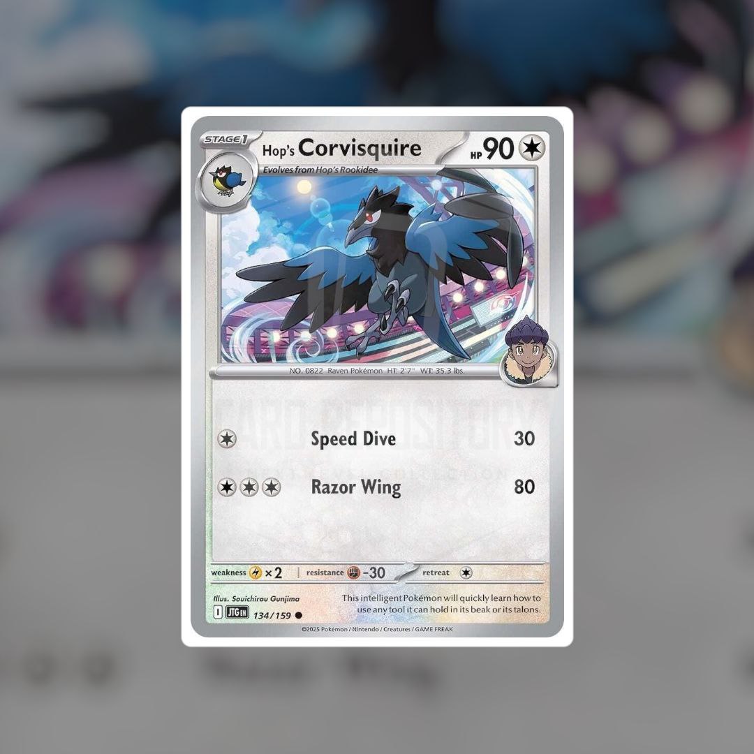 Hop's Corvisquire #134 (NM-LP) | Pokemon Singles | Playables