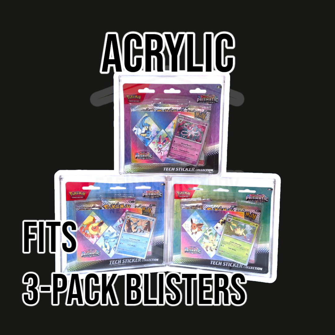 Blister/Tech Sticker Pack Acrylic Display Case | TCG Supplies
