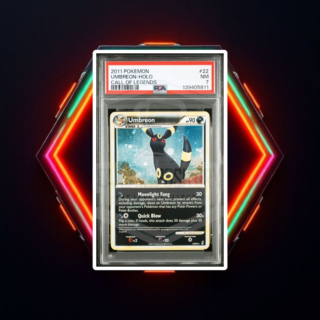 PSA 7 Umbreon Holo #22 | Pokemon English Graded Slab