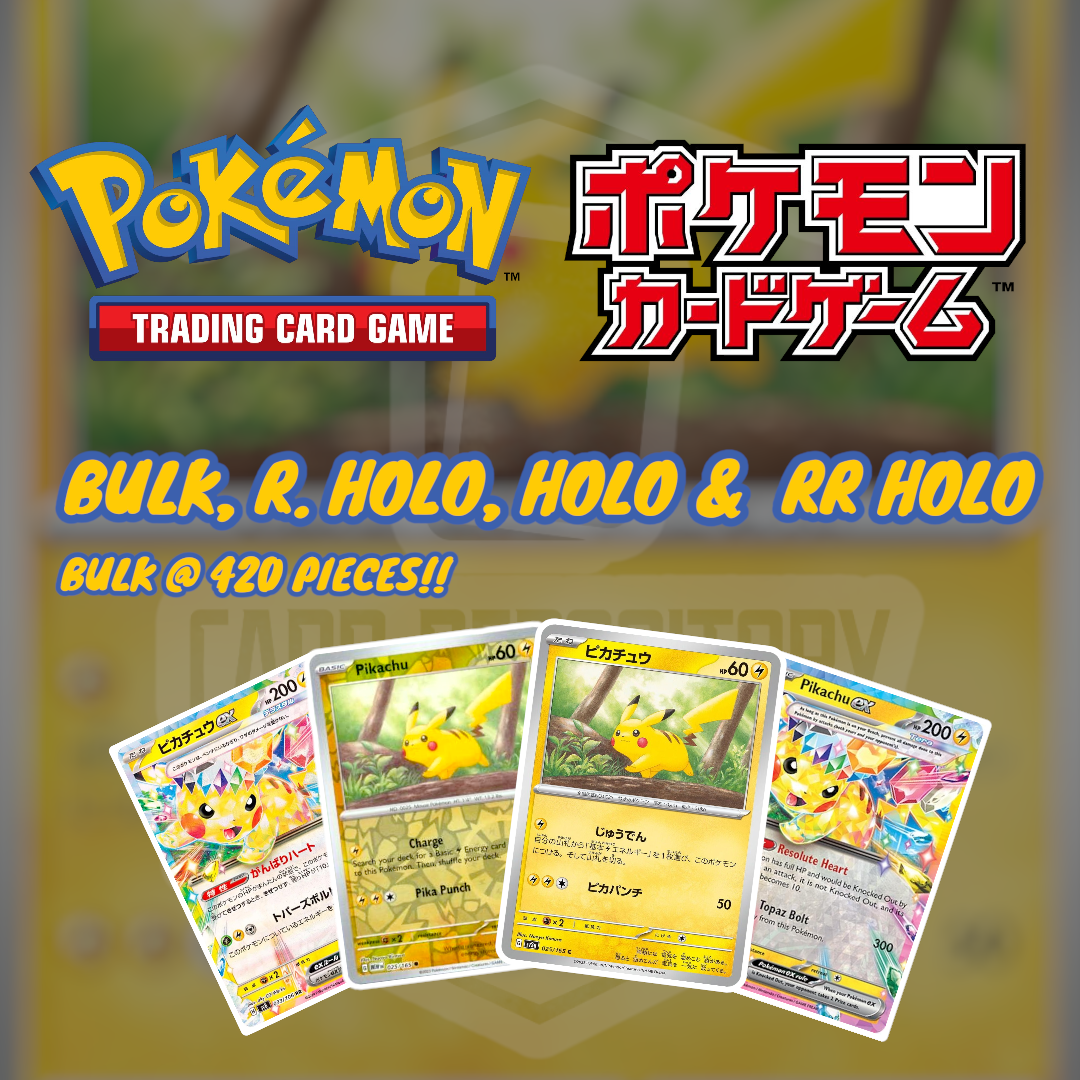 Pokemon Bulk & Hits English and Japanese | Pokemon Singles | Bulk