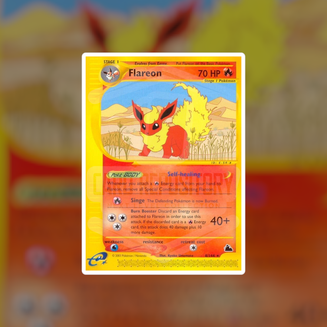 Flareon Non-Holo #8 (LP) | Pokemon Singles | Hits and Promo