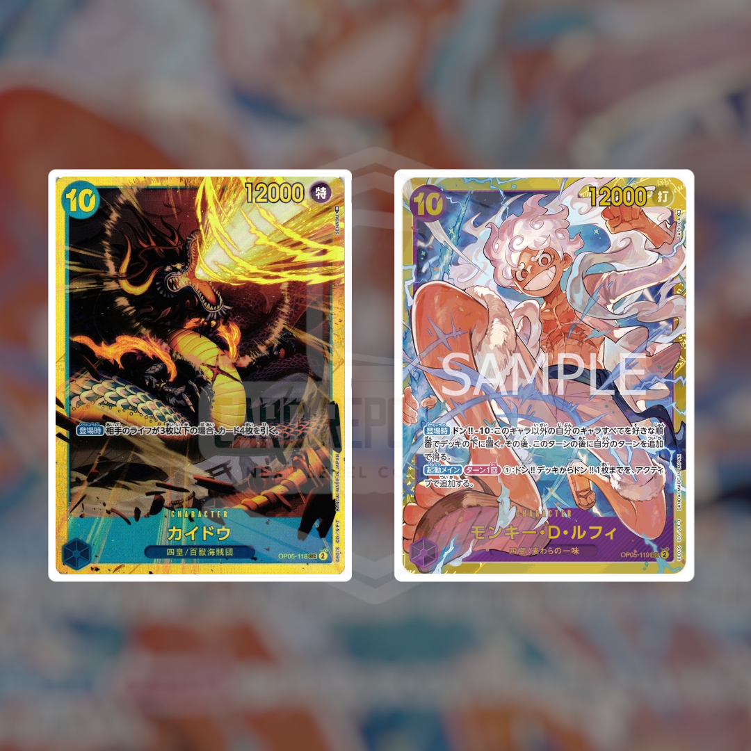 OP05-118/119 Kaido & Luffy SEC (NM-LP) | One Piece Card Game Singles | Hits and Promo