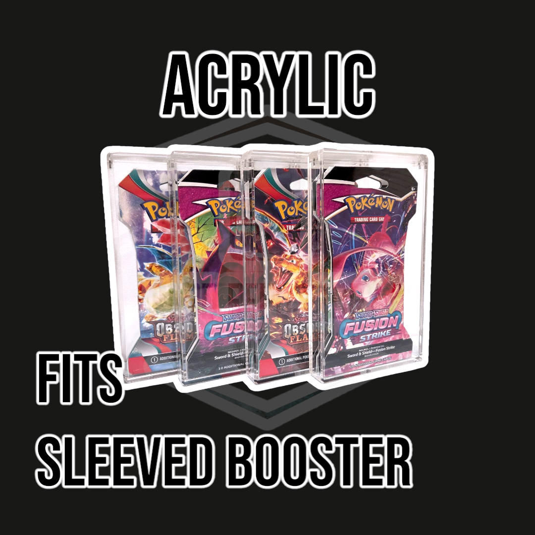 Sleeved Booster Acrylic Display Case | TCG Supplies