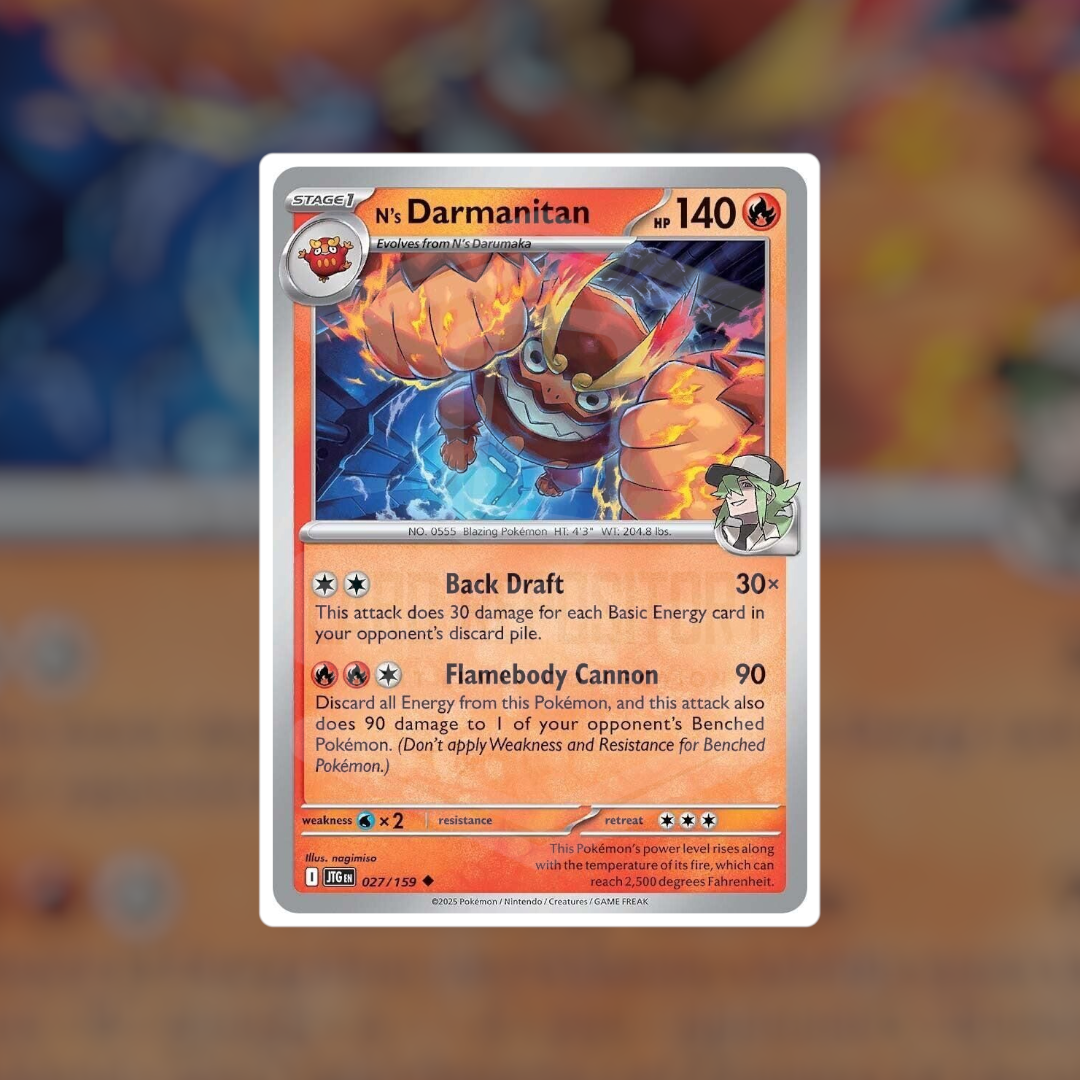 N's Darmanitan #27 (NM-LP) | Pokemon Singles | Playables