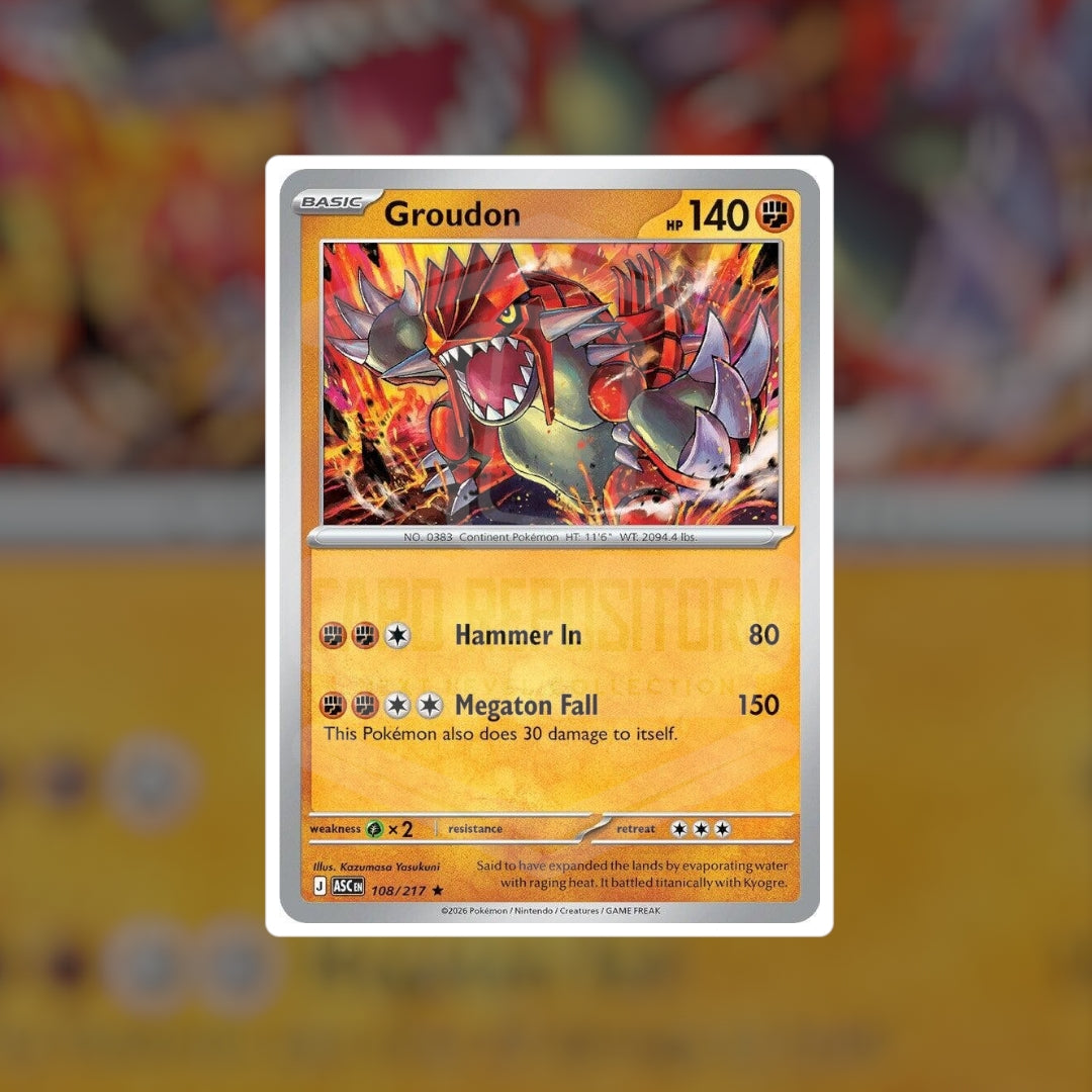 Groudon #108 (NM-LP) | Pokemon Singles | Playables