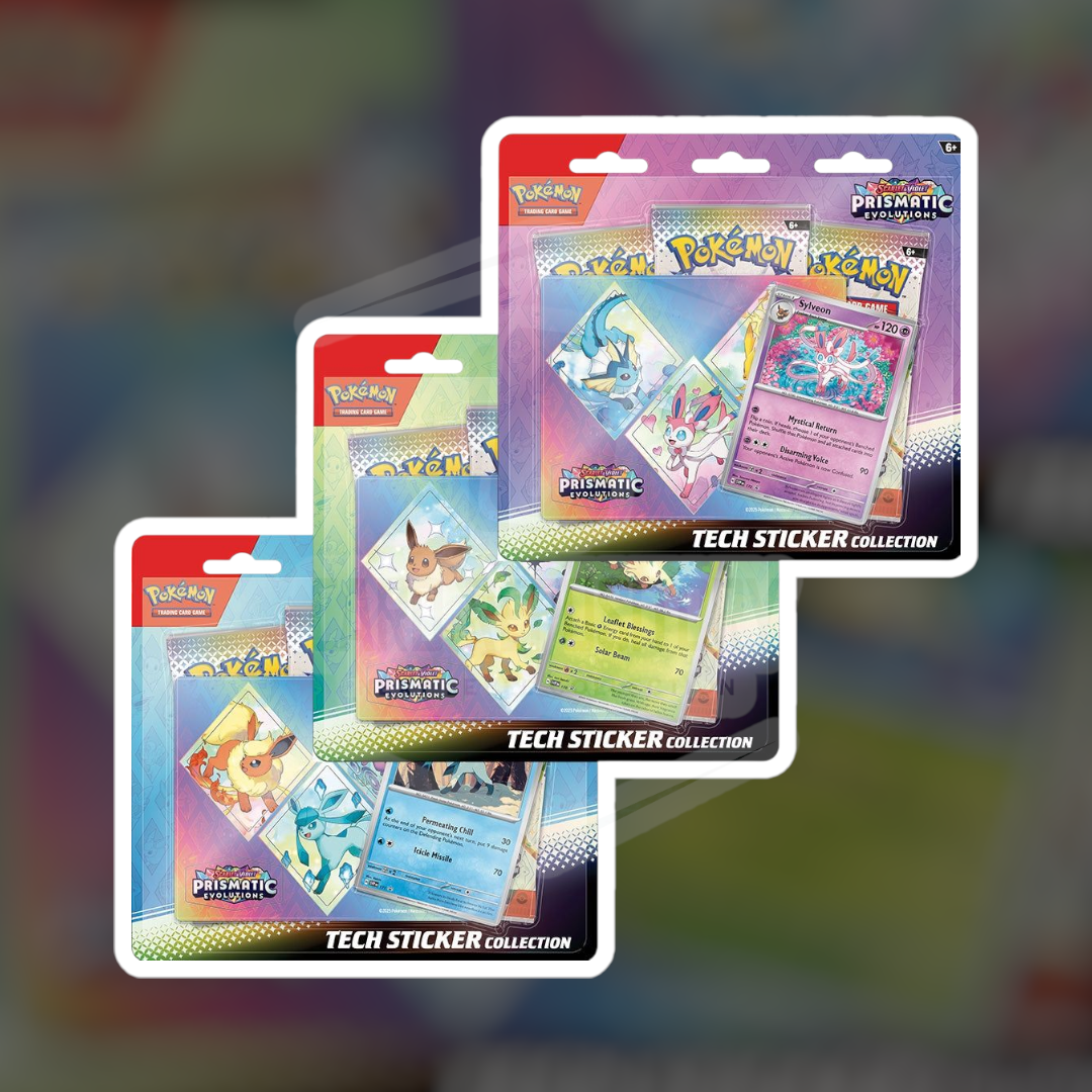 Prismatic Evolutions Tech Stickers bundle | Pokemon Sealed Product