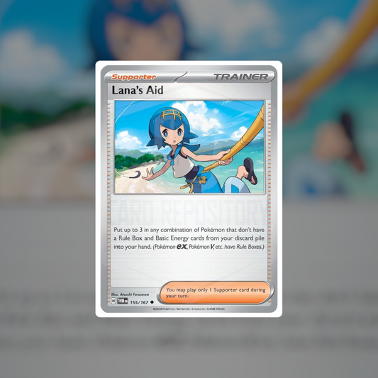 Lana's Aid #155 (NM-LP) | Pokemon Singles | Playables