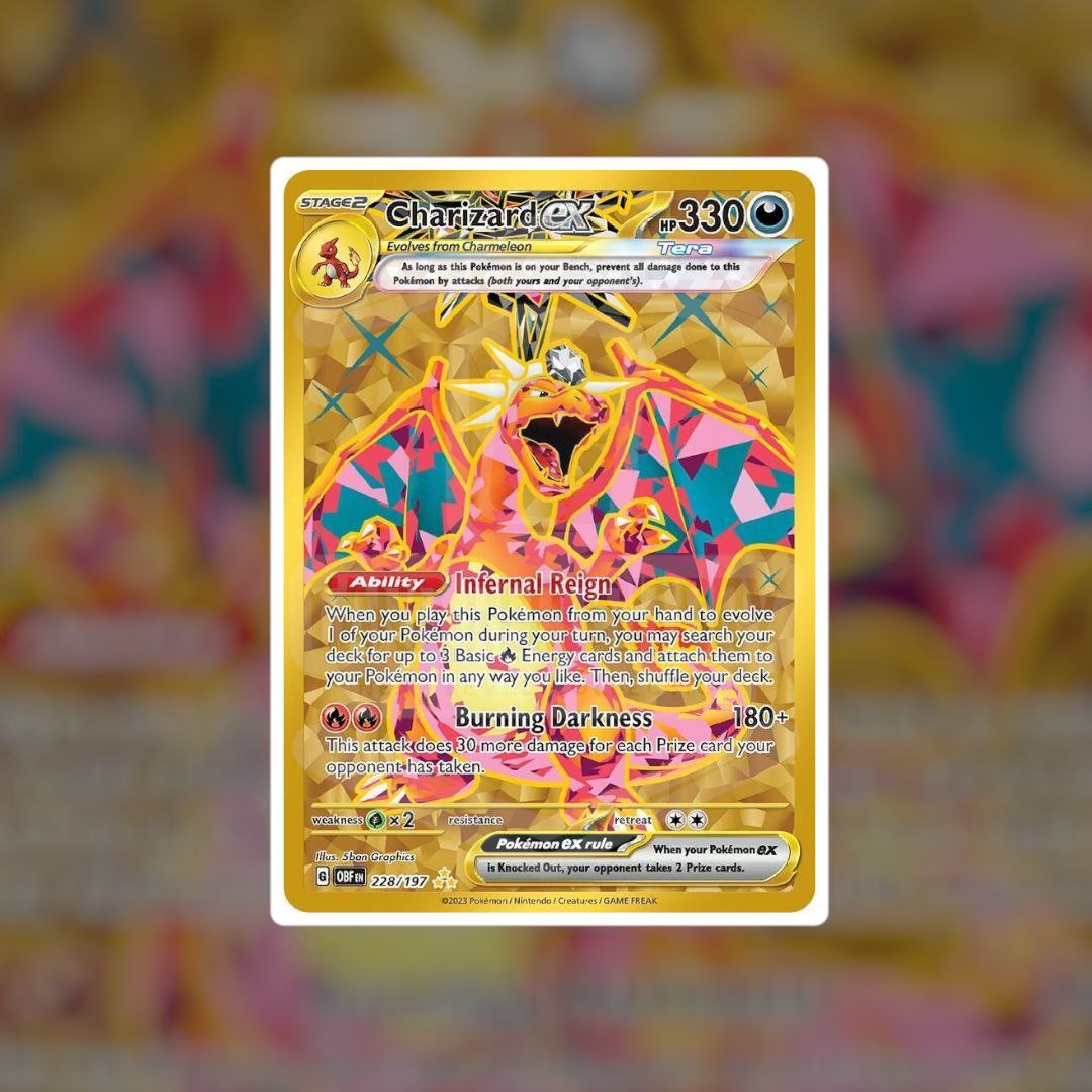 Charizard ex Gold #228 (NM-LP) | Pokemon Singles | Hits and Promo