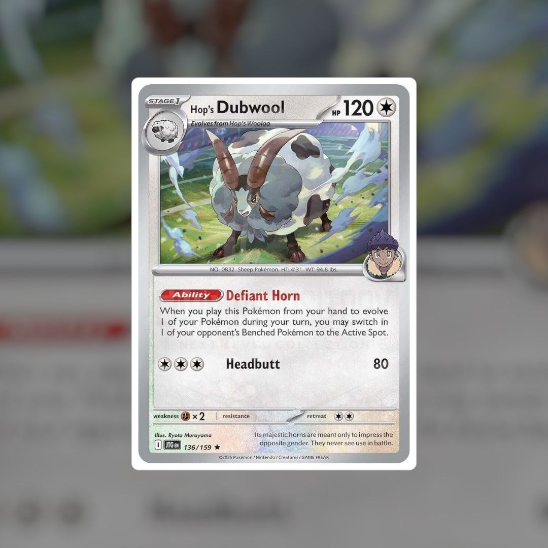 Hop's Dubwool #136 (NM-LP) | Pokemon Singles | Playables
