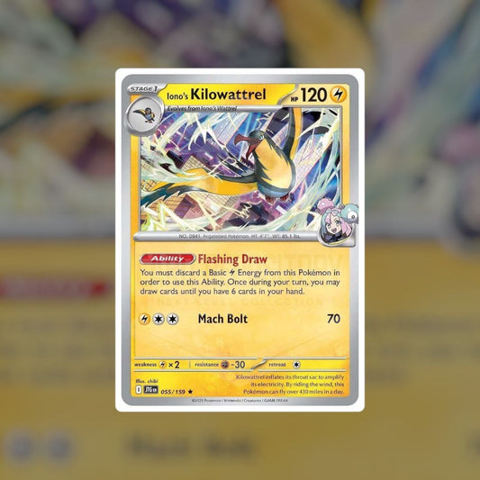 Iono's Kilowattrel #55 (NM-LP) | Pokemon Singles | Playables