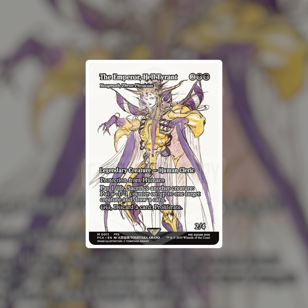 The Emperor, Hell Tyrant (Showcase) Non-Foil | Magic: The Gathering Singles