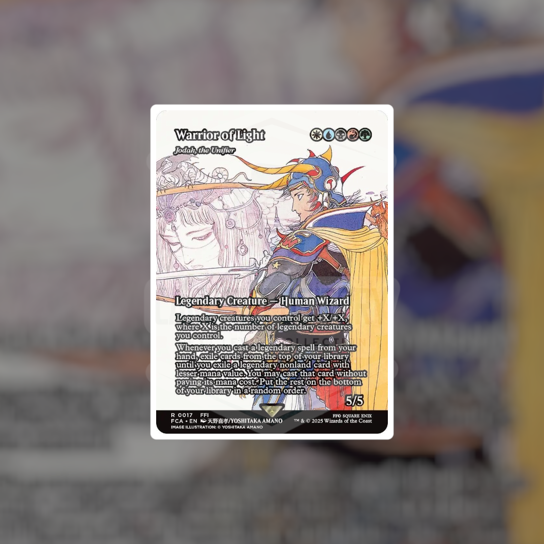 Warrior of Light (Showcase) Non-Foil | Magic: The Gathering Singles (Copy)