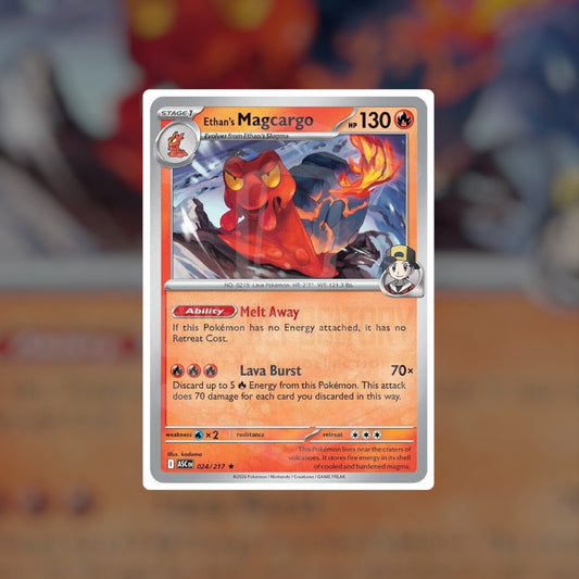 Ethan's Magcargo #024 (NM-LP) | Pokemon Singles | Playables