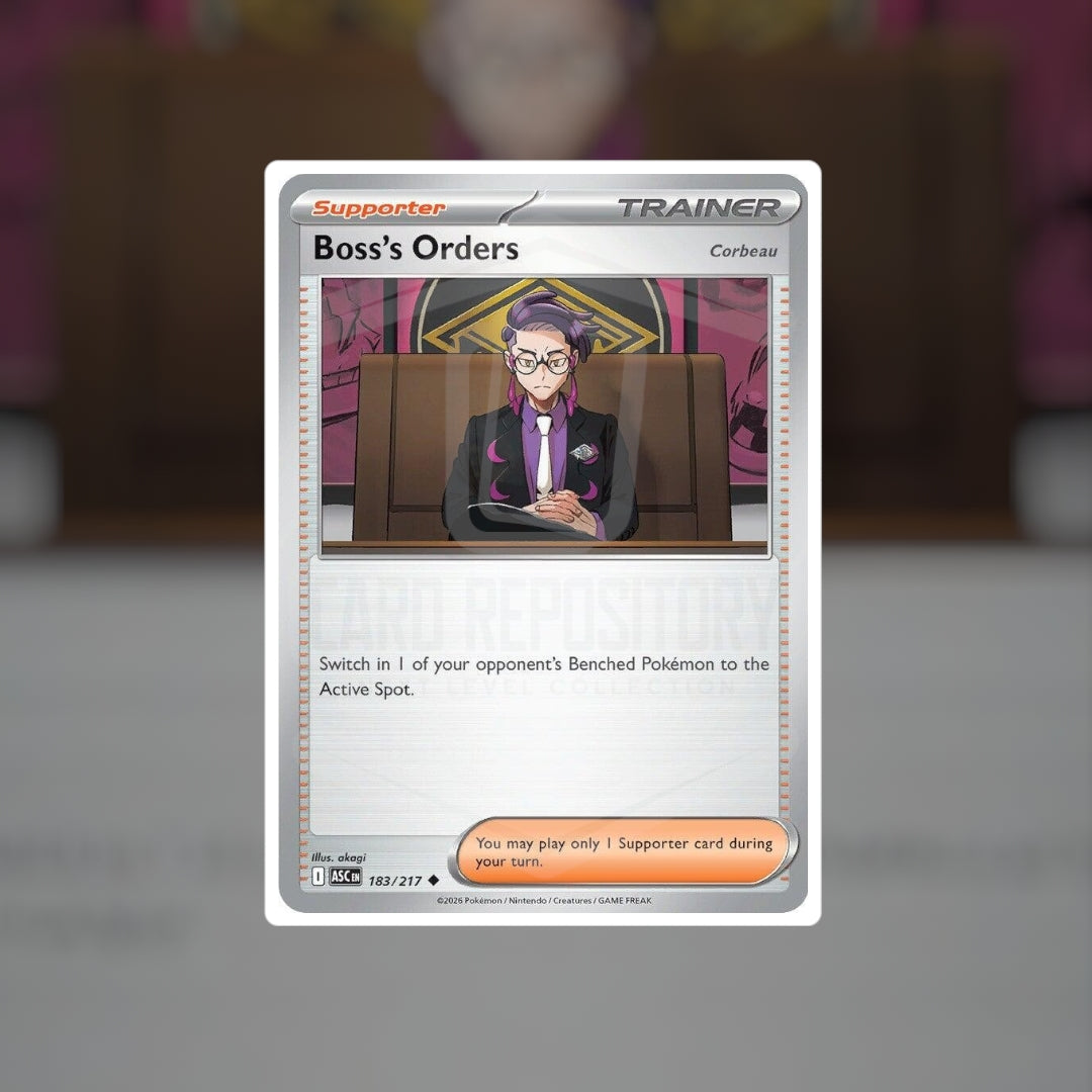 Boss's Orders #183 (NM-LP) | Pokemon Singles | Playables