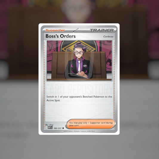 Boss's Orders #183 (NM-LP) | Pokemon Singles | Playables