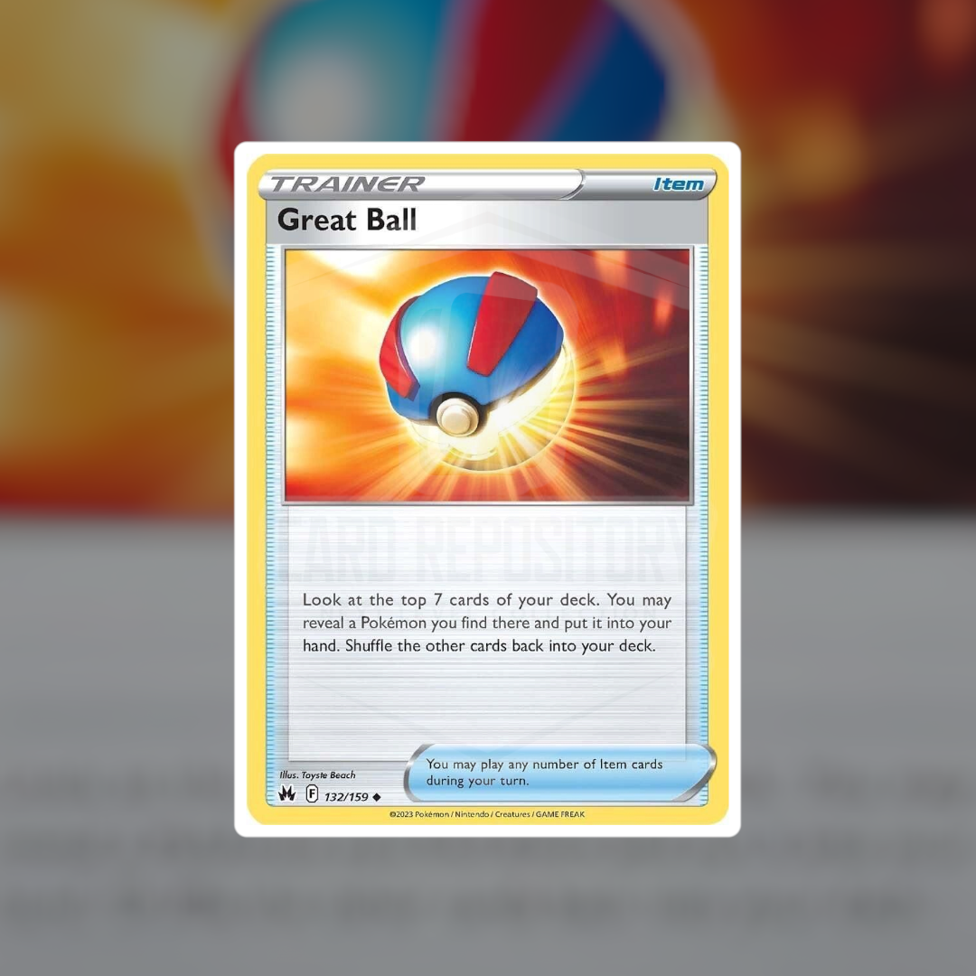 Great Ball #132 (NM-LP) | Pokemon Singles | Playables