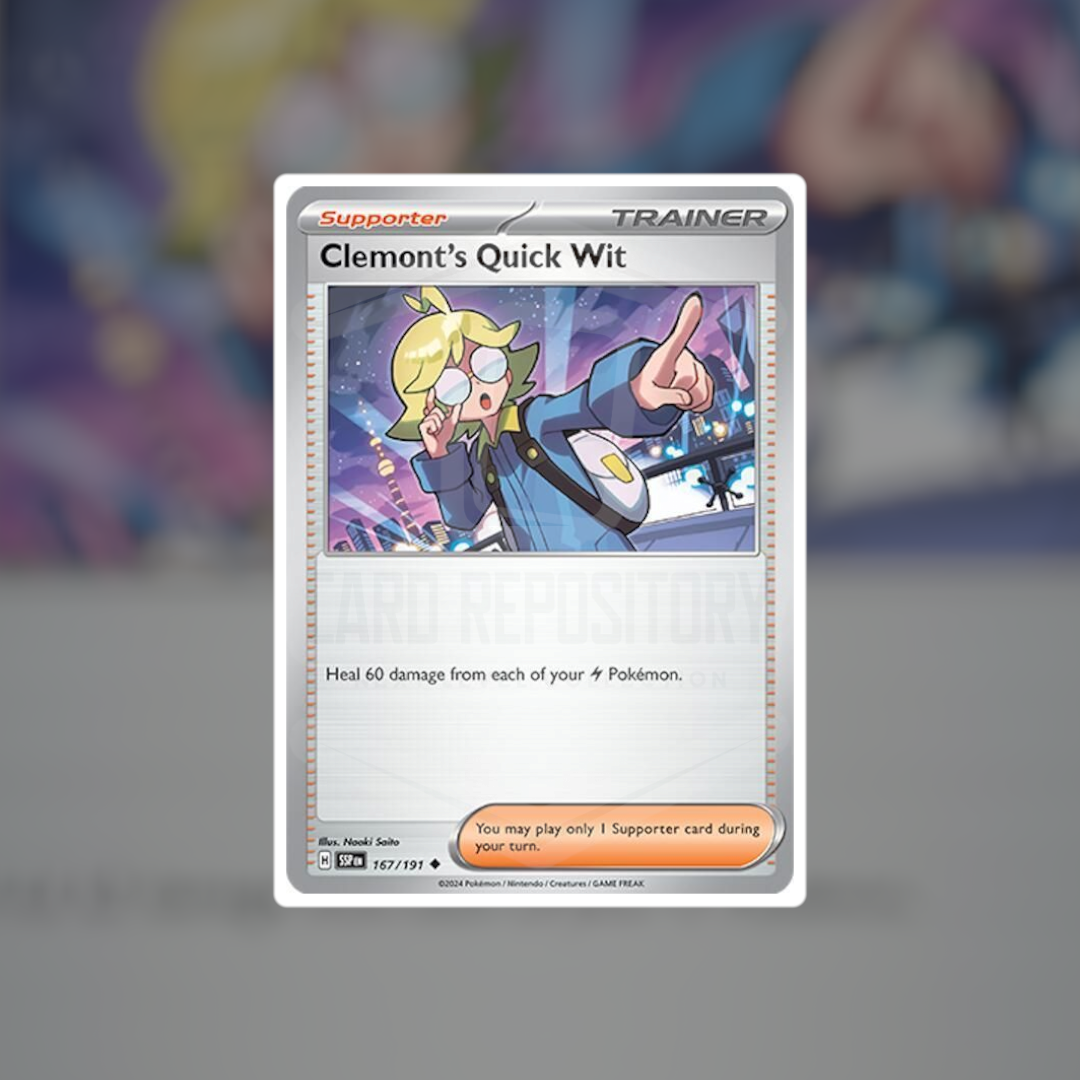 Clemont's Quick Wit #167 (NM-LP) | Pokemon Singles | Playables