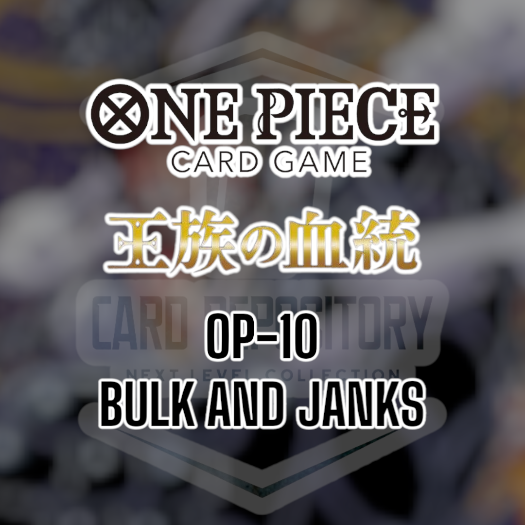 OP-10 Jap. Bulk and Janks | One Piece Card Game Singles | Bulk & Playables