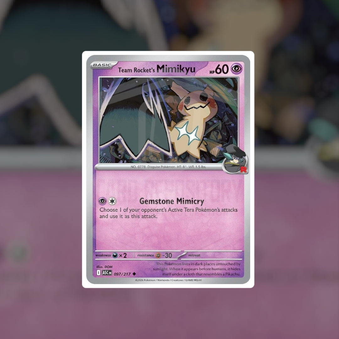 Team Rocket's Mimikyu #097 (NM-LP) | Pokemon Singles | Playables