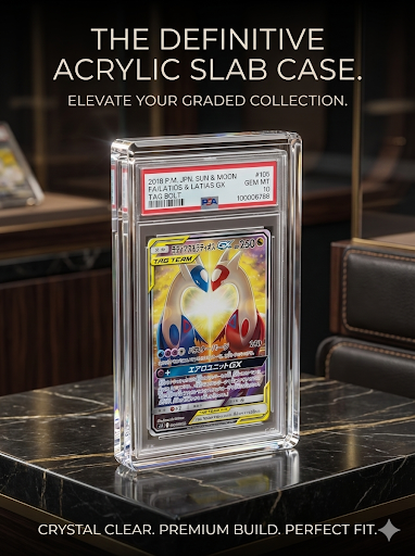 PSA/CGC Slabs Acrylic Display Case | TCG Supplies