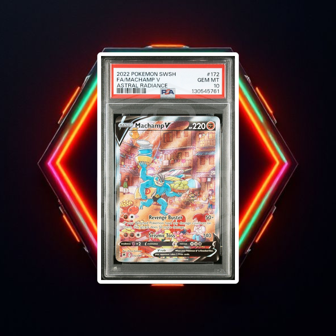 PSA 10 Machamp V AA #172 | Pokemon English Graded Slab