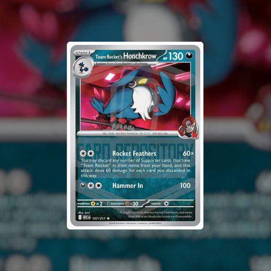 Team Rocket's Honchkrow #127 (NM-LP) | Pokemon Singles | Playables