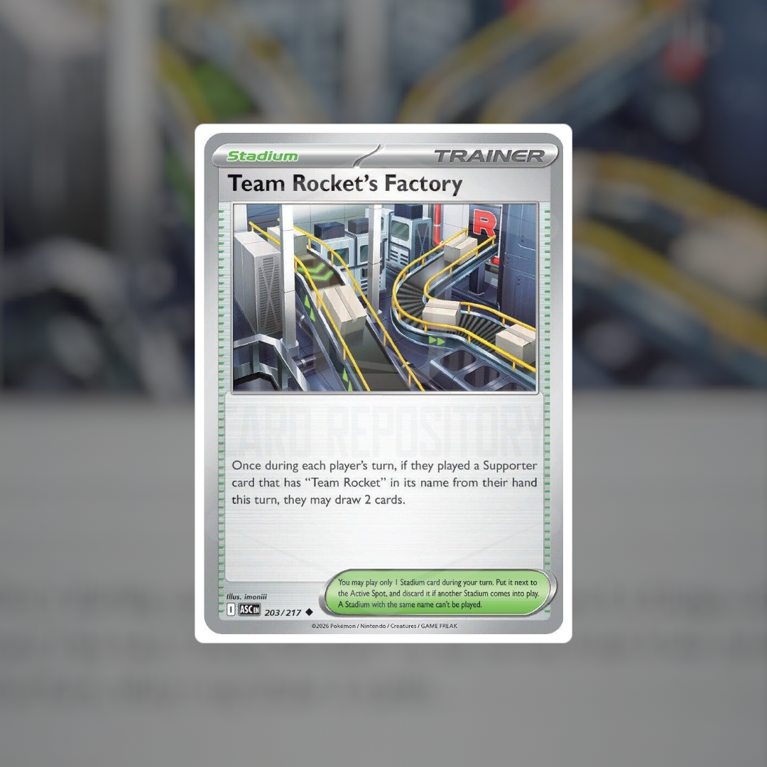 Team Rocket's Factory #203 (NM-LP) | Pokemon Singles | Playables