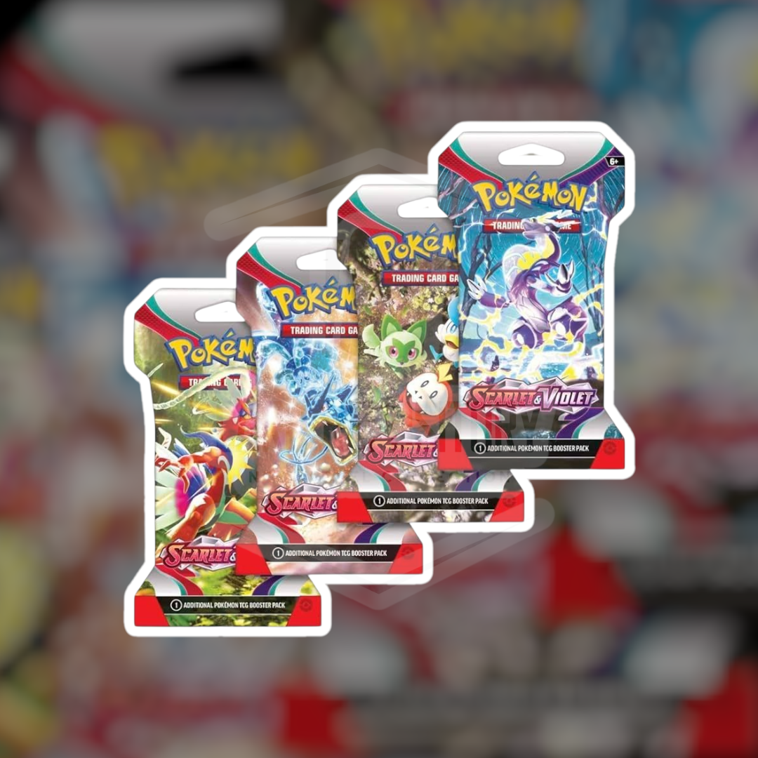 Scarlet Violet Base Sleeved Booster Packs | Pokemon Sealed Product