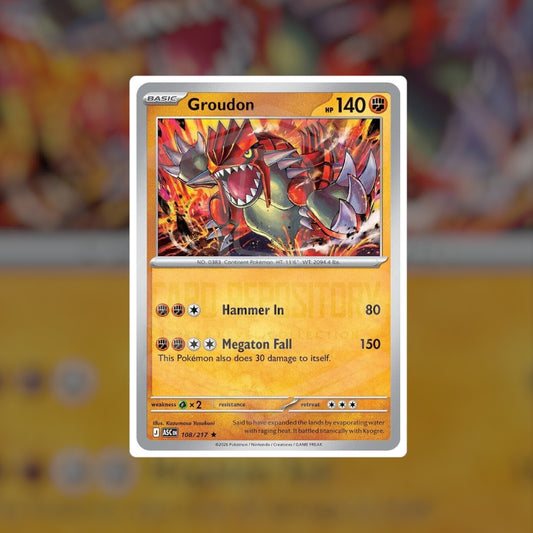 Groudon #108 (NM-LP) | Pokemon Singles | Playables