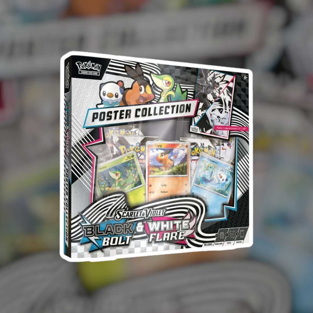 Unova Black Bolt & White Flare Poster Collection | Pokemon Sealed Product