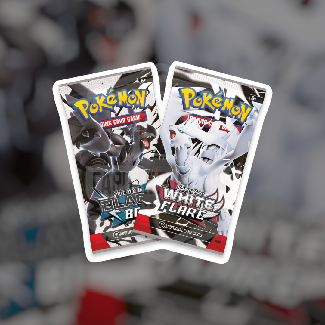 2-packs! Black Bolt & White Flare Booster Packs | Pokemon Sealed Product